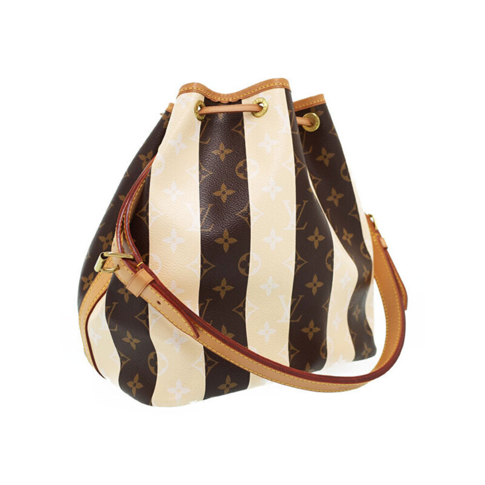 Louis Vuitton Bag Shoulder Monogram Brown Leather Rayeur